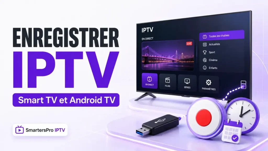 Enregistrer IPTV sur Smart TV et Android TV