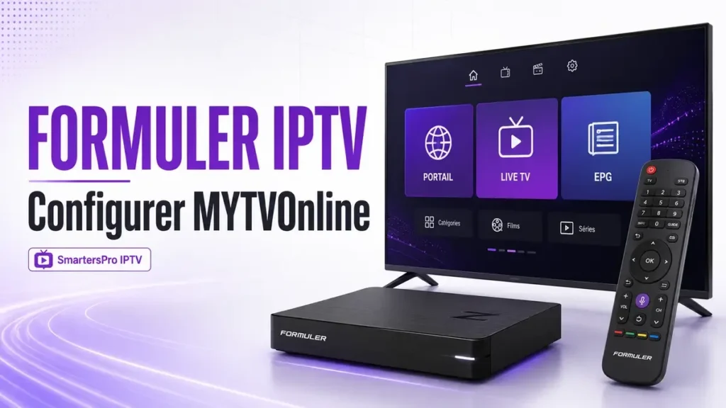 Formuler IPTV avec MYTVOnline sur une box TV