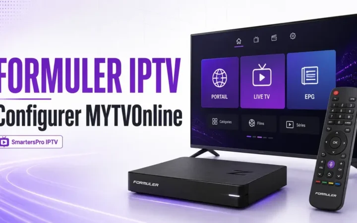 Formuler IPTV avec MYTVOnline sur une box TV