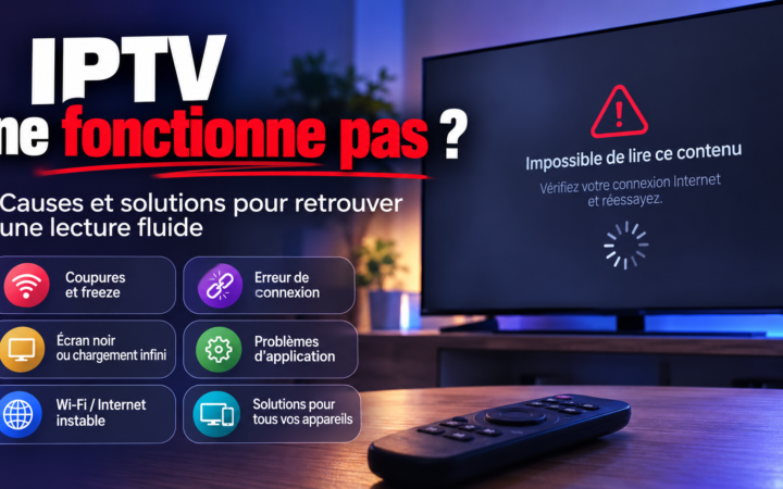 IPTV ne fonctionne pas