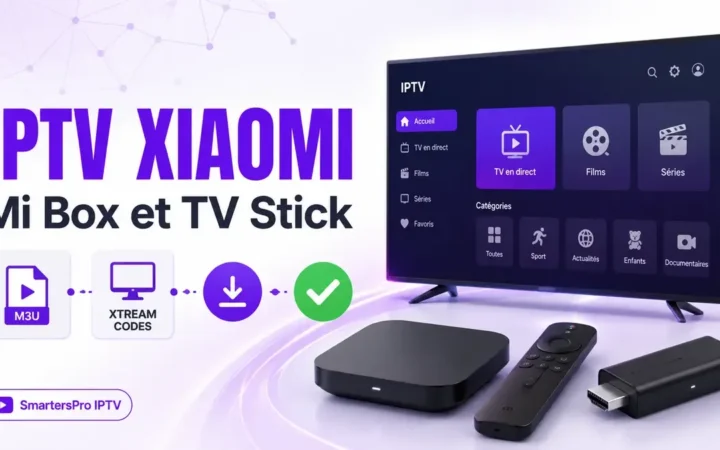 IPTV Xiaomi Mi Box et TV Stick avec interface de lecture