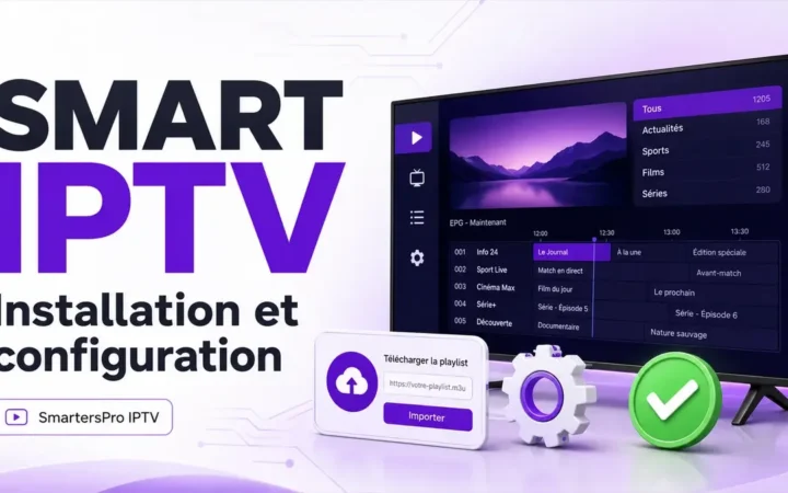 Smart IPTV installé et configuré sur une Smart TV